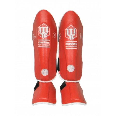 Nagolenniki Masters NS-30 (WAKO APPROVED) 1115111-M02 czerwony+M Nagolenniki Masters NS-30 (WAKO APPROVED) 1115111-M02 czerwony+M