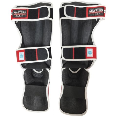 Nagolenniki Masters NS-30 (WAKO APPROVED) 1115111-M02 czerwony+M Nagolenniki Masters NS-30 (WAKO APPROVED) 1115111-M02 czerwony+M