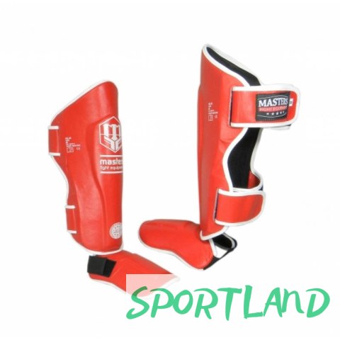 Nagolenniki Masters NS-30 (WAKO APPROVED) 1115111-M02 czerwony+S Nagolenniki Masters NS-30 (WAKO APPROVED) 1115111-M02 czerwony+S