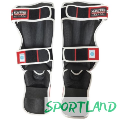 Nagolenniki Masters NS-30 (WAKO APPROVED) 1115111-M02 czerwony+S Nagolenniki Masters NS-30 (WAKO APPROVED) 1115111-M02 czerwony+S