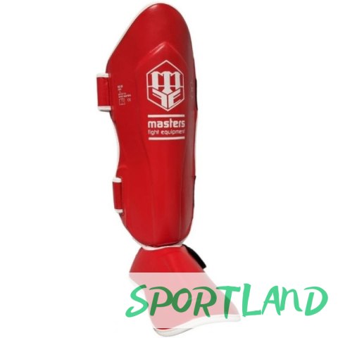 Nagolenniki Masters NS-30 (WAKO APPROVED) 1115111-M02 czerwony+S Nagolenniki Masters NS-30 (WAKO APPROVED) 1115111-M02 czerwony+S