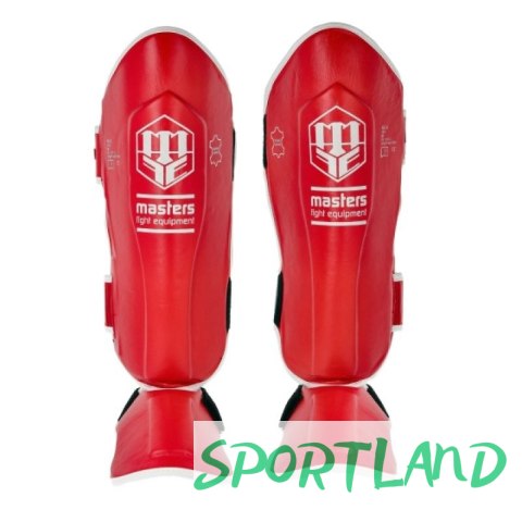 Nagolenniki Masters NS-30 (WAKO APPROVED) 1115111-M02 czerwony+S Nagolenniki Masters NS-30 (WAKO APPROVED) 1115111-M02 czerwony+S