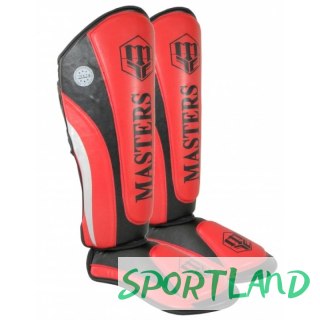 Nagolenniki Masters NS-PU-FT (WAKO APPROVED) 119111-02M czerwony+XL