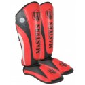 Nagolenniki Masters NS-PU-FT (WAKO APPROVED) 119111-02M czerwony+S Nagolenniki Masters NS-PU-FT (WAKO APPROVED) 119111-02M czerwony+S