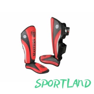 Nagolenniki Masters NS-PU-FT (WAKO APPROVED) 119111-02M czerwony+S
