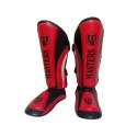 Nagolenniki Masters NS-PU-FT (WAKO APPROVED) 119111-02M czerwony+S Nagolenniki Masters NS-PU-FT (WAKO APPROVED) 119111-02M czerwony+S