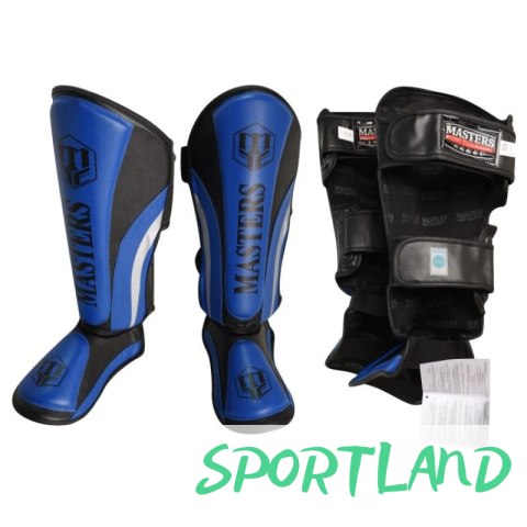 Nagolenniki Masters NS-PU-FT (WAKO APPROVED) 119111-02M czerwony+XS