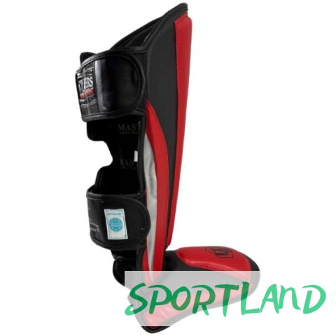 Nagolenniki Masters NS-PU-FT (WAKO APPROVED) 119111-02M czerwony+XS
