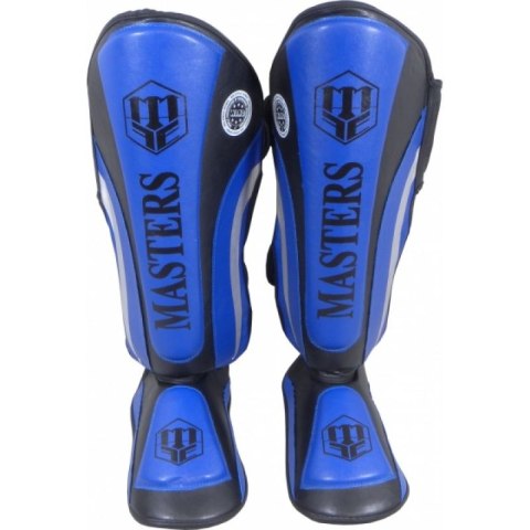Nagolenniki Masters NS-PU-FT (WAKO APPROVED) 119111-02M niebieski+L Nagolenniki Masters NS-PU-FT (WAKO APPROVED) 119111-02M niebieski+L