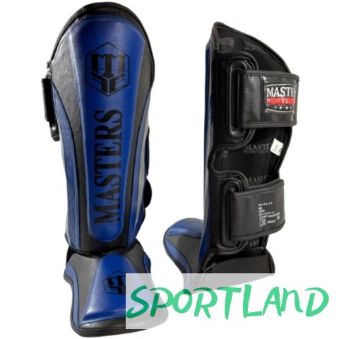 Nagolenniki Masters NS-PU-FT (WAKO APPROVED) 119111-02M niebieski+XL Nagolenniki Masters NS-PU-FT (WAKO APPROVED) 119111-02M niebieski+XL