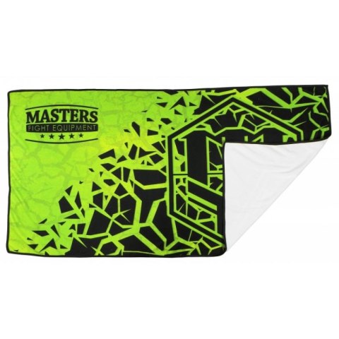 Ręcznik sportowy MASTERS 140 cm x 75 cm zielony Ręcznik sportowy MASTERS 140 cm x 75 cm zielony