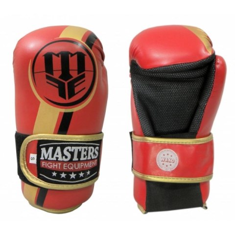 Rękawice otwarte ROSM-MASTERS (WAKO APPROVED) 01559-02M czerwony+M Rękawice otwarte ROSM-MASTERS (WAKO APPROVED) 01559-02M czerwony+M