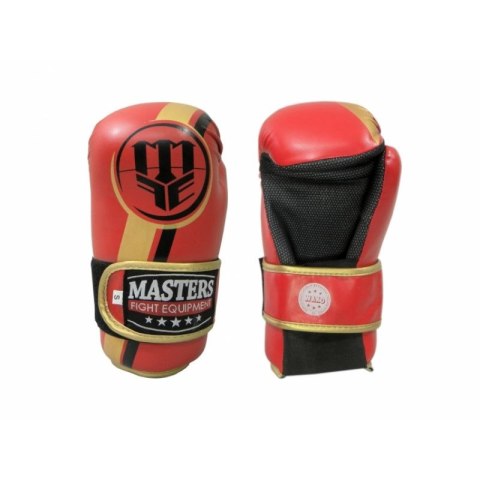Rękawice otwarte ROSM-MASTERS (WAKO APPROVED) 01559-02M czerwony+M Rękawice otwarte ROSM-MASTERS (WAKO APPROVED) 01559-02M czerwony+M