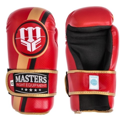 Rękawice otwarte ROSM-MASTERS (WAKO APPROVED) 01559-02M czerwony+M Rękawice otwarte ROSM-MASTERS (WAKO APPROVED) 01559-02M czerwony+M