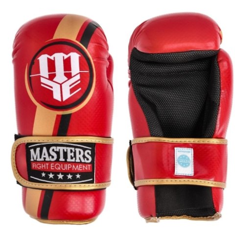 Rękawice otwarte ROSM-MASTERS (WAKO APPROVED) 01559-02M czerwony+M Rękawice otwarte ROSM-MASTERS (WAKO APPROVED) 01559-02M czerwony+M