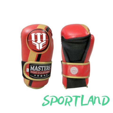 Rękawice otwarte ROSM-MASTERS (WAKO APPROVED) 01559-02M czerwony+S Rękawice otwarte ROSM-MASTERS (WAKO APPROVED) 01559-02M czerwony+S