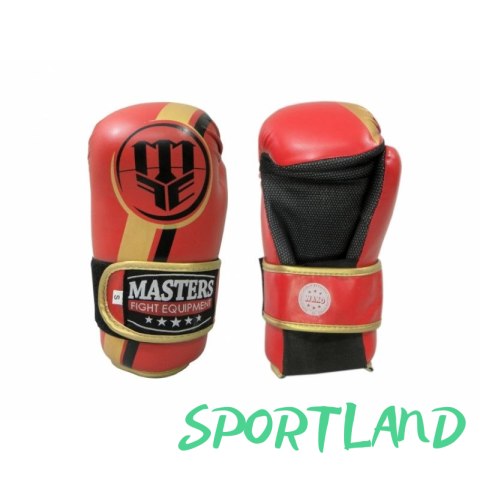 Rękawice otwarte ROSM-MASTERS (WAKO APPROVED) 01559-02M czerwony+S Rękawice otwarte ROSM-MASTERS (WAKO APPROVED) 01559-02M czerwony+S