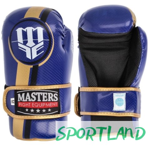 Rękawice otwarte ROSM-MASTERS (WAKO APPROVED) 01559-02M niebieski+L Rękawice otwarte ROSM-MASTERS (WAKO APPROVED) 01559-02M niebieski+L