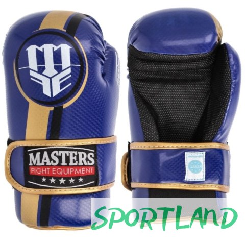 Rękawice otwarte ROSM-MASTERS (WAKO APPROVED) 01559-02M niebieski+L Rękawice otwarte ROSM-MASTERS (WAKO APPROVED) 01559-02M niebieski+L