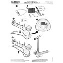 Moduł wymienny do hulajnogi Globber ELITE FLASHING LIGHT MODULE SET 523-001 N/A