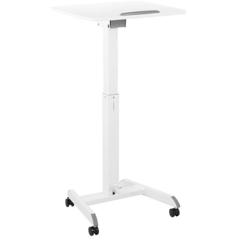 Stolik stojak pod laptopa odchylany regulowany na kółkach 60 x 52 cm 760 - 1130 mm Stolik stojak pod laptopa odchylany regulowany na kółkach 60 x 52 cm 760 - 1130 mm