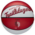 Piłka Wilson Team Retro Portland Trail Blazers Mini Ball WTB3200XBPOR 3 Piłka Wilson Team Retro Portland Trail Blazers Mini Ball WTB3200XBPOR 3