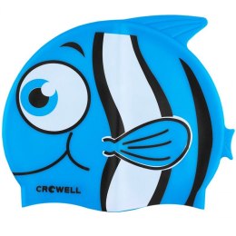 Czepek pływacki silikonowy Crowell Nemo-Jr-nieb N/A