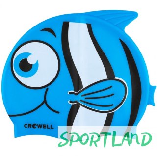 Czepek pływacki silikonowy Crowell Nemo-Jr-nieb N/A
