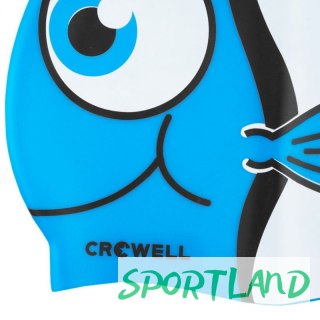 Czepek pływacki silikonowy Crowell Nemo-Jr-nieb N/A