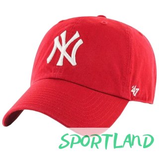 Czapka z daszkiem 47 Brand New York Yankees MLB Clean Up Cap B-RGW17GWS-RD One size