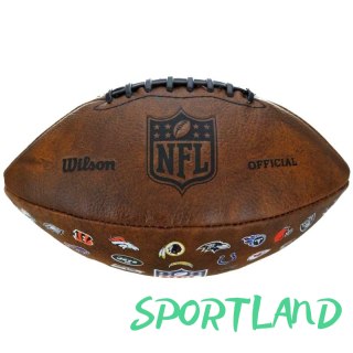 Piłka Wilson NFL Official Throwback 32 Team Logo Ball WTF1758XBNF32 9