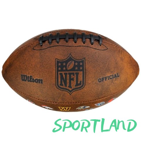 Piłka Wilson NFL Official Throwback 32 Team Logo Ball WTF1758XBNF32 9