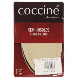 Wkładki Coccine skórzane półwkładki na lateksie DA0190 36/37