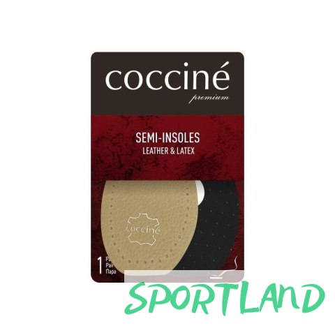 Wkładki Coccine skórzane półwkładki na lateksie DA0190 36/37 Wkładki Coccine skórzane półwkładki na lateksie DA0190 36/37