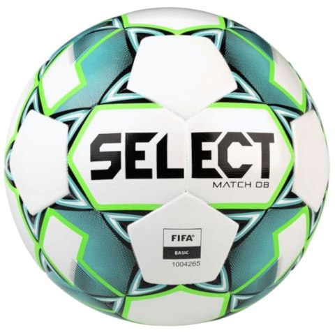 Piłka Select Match DB FIFA Basic Ball MATCH WHT-GRE 5 Piłka Select Match DB FIFA Basic Ball MATCH WHT-GRE 5