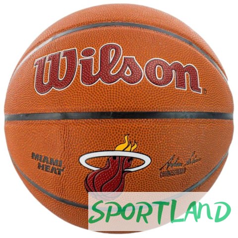 Piłka Wilson Team Alliance Miami Heat Ball WTB3100XBMIA 7 Piłka Wilson Team Alliance Miami Heat Ball WTB3100XBMIA 7