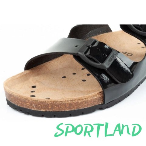 Klapki robocze Abeba Sandals Black W 8088 36 Klapki robocze Abeba Sandals Black W 8088 36