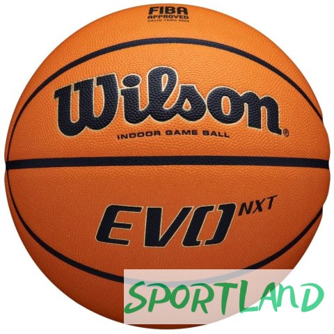 Piłka do koszykówki Wilson Evo NXT FIBA Game Ball WTB0965XB 7 Piłka do koszykówki Wilson Evo NXT FIBA Game Ball WTB0965XB 7