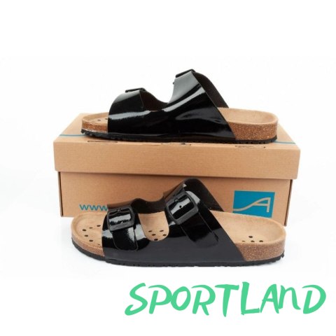 Klapki robocze Abeba Sandals Black W 8088 36 Klapki robocze Abeba Sandals Black W 8088 36