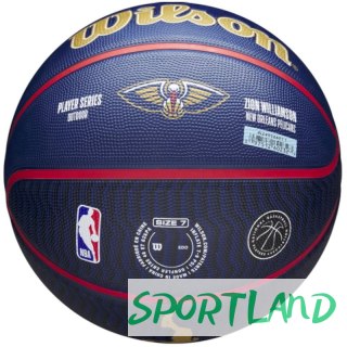 Piłka do koszykówki Wilson NBA Player Icon Zion Williamson Outdoor Ball WZ4008601XB7 7