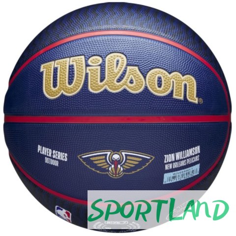 Piłka do koszykówki Wilson NBA Player Icon Zion Williamson Outdoor Ball WZ4008601XB7 7 Piłka do koszykówki Wilson NBA Player Icon Zion Williamson Outdoor Ball WZ4008601XB7 7