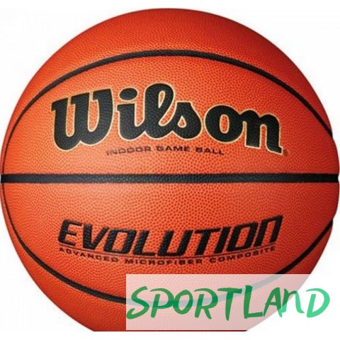 Piłka Wilson Evolution Indoor Game Ball do kosza WTB0516XBEMEA 7 Piłka Wilson Evolution Indoor Game Ball do kosza WTB0516XBEMEA 7