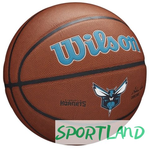 Piłka do koszykówki Wilson Team Alliance Charlotte Hornets Ball WTB3100XBCHA 7 Piłka do koszykówki Wilson Team Alliance Charlotte Hornets Ball WTB3100XBCHA 7