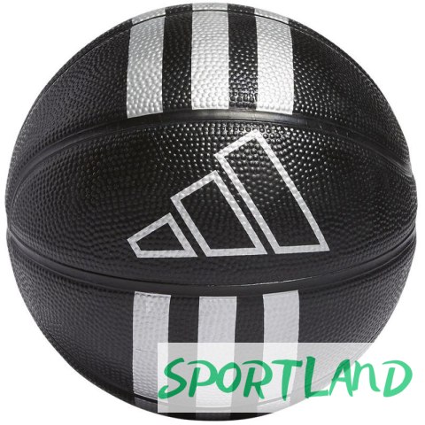 Piłka do koszykówki adidas 3 Stripes Rubber Mini HM4972 3 Piłka do koszykówki adidas 3 Stripes Rubber Mini HM4972 3