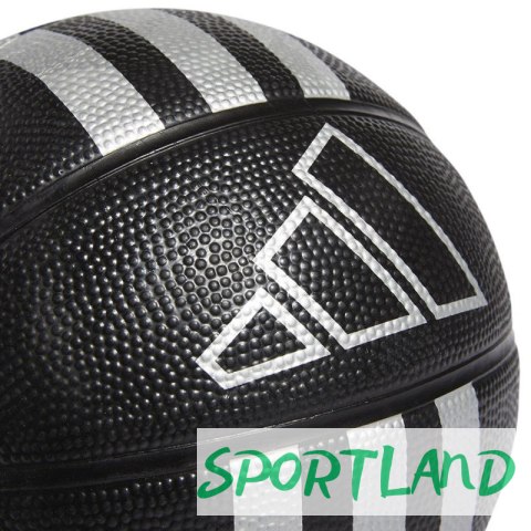 Piłka do koszykówki adidas 3 Stripes Rubber Mini HM4972 3 Piłka do koszykówki adidas 3 Stripes Rubber Mini HM4972 3