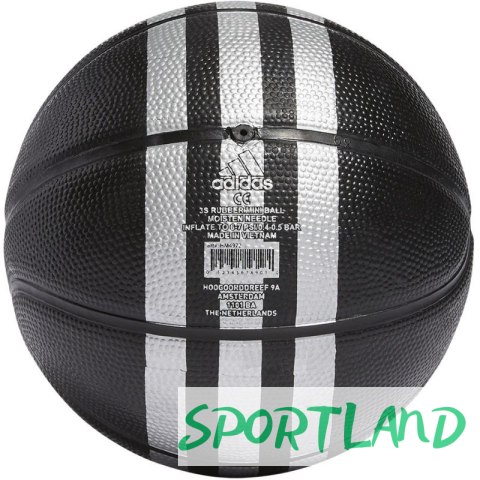 Piłka do koszykówki adidas 3 Stripes Rubber Mini HM4972 3 Piłka do koszykówki adidas 3 Stripes Rubber Mini HM4972 3