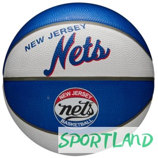 Piłka Wilson NBA Team Retro Brooklyn Nets Mini Ball WTB3200XBBRO 3