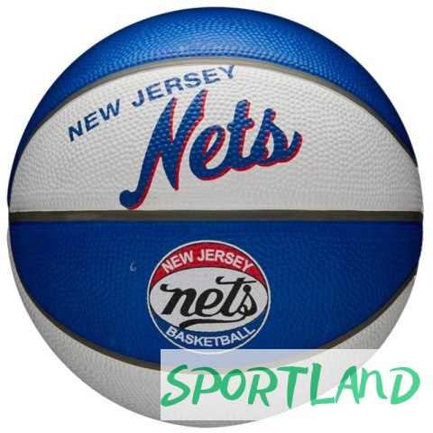 Piłka Wilson NBA Team Retro Brooklyn Nets Mini Ball WTB3200XBBRO 3 Piłka Wilson NBA Team Retro Brooklyn Nets Mini Ball WTB3200XBBRO 3