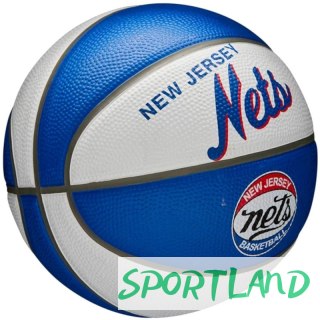 Piłka Wilson NBA Team Retro Brooklyn Nets Mini Ball WTB3200XBBRO 3