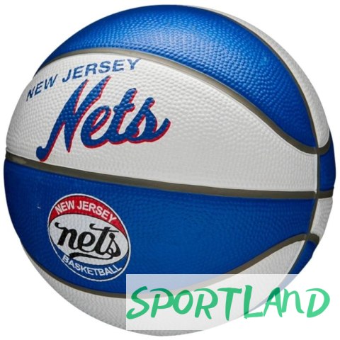 Piłka Wilson NBA Team Retro Brooklyn Nets Mini Ball WTB3200XBBRO 3 Piłka Wilson NBA Team Retro Brooklyn Nets Mini Ball WTB3200XBBRO 3